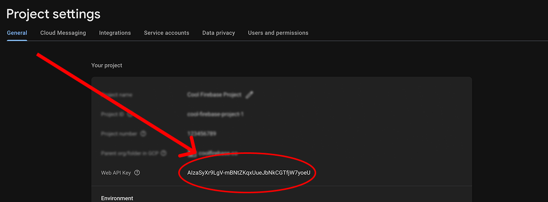 Firebase Keys